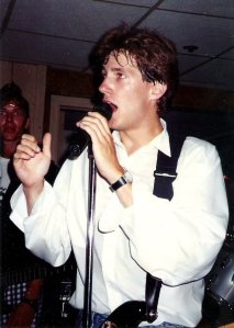 Oxford Shirt and All: A young Mike Dalton performs at the Jersey Shore