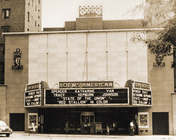 The Loew's American in The Bronx was a favorite theater for our guest blogger