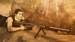 ARCHER: Episode 8, Season 4 Coyote Lovely (airing March 7, 10:00 pm e/p). Archer heads to the Mexican border to capture a notorious coyote, which is Spanish for coyote. Pictured: Sterling Archer (voice of H. Jon Benjamin). FX Network